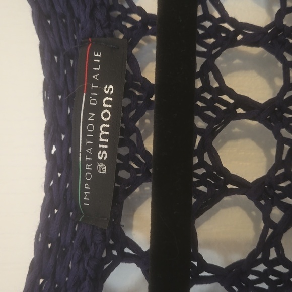 🪅SIMONS kimono crochet cardigan from italy 🇮🇹 - Picture 4 of 6